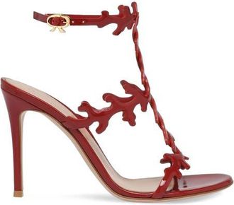 Gianvito Rossi Ocean Sandal in Red Nappa at Nordstrom, Size 34.5