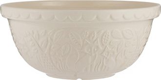 Mason Cash In The Forest Fox Size 12 Mixing Bowl, Cream, 4.25 Quart