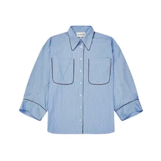 Munthe Voyage Top - female - Munthe - Shirts - Blue - XS - Blouses & Shirts