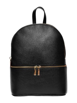 Isabella Rhea Zwart Rundleer Tas