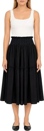 Pinko Womens Skirt Cotton Apparel - Black