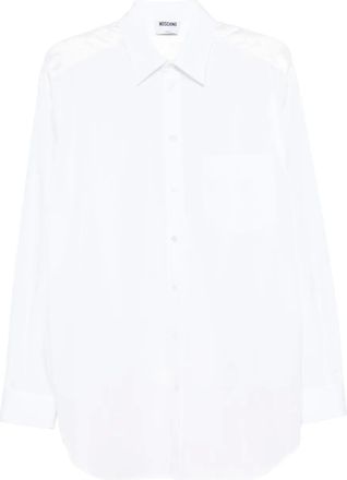 Moschino Camicia con martingala in cotone - Bianco