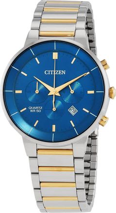 Citizen Chronograph Quartz Blue Dial Mens Watch AN8224-51L