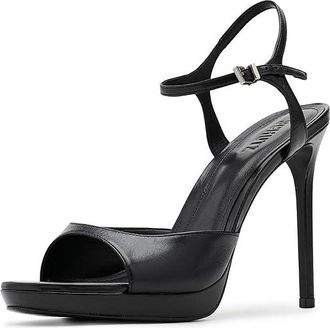 Schutz Scarlett Platform Womens Sandals Black : 10.5 M, Leather