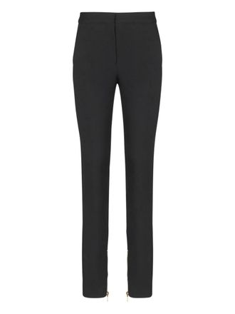 Balmain zipped-cuffs trousers - Black