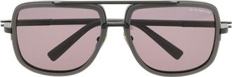 Dita Eyewear Mach-One square-frame sunglasses - unisex - Acetate/Titanium - 59 - Black
