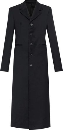 Balenciaga Dames, Mantels, Zwart, Maat: 2XS Wol