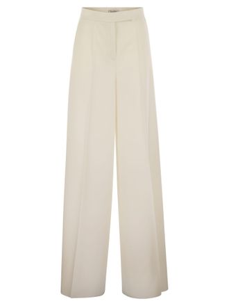 Max Mara Ninfa Wool Gabardine Trousers