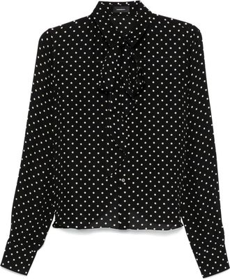 Wardrobe.NYC Camicia di seta - Nero