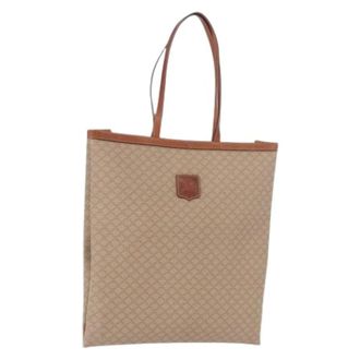 Celine Pre-owned Vintage Macadam Canvas Tote - Pre-owned - Mujer - Marr&oacute;n - ONE SIZE