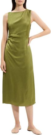 Theory Midi Drape Dress
