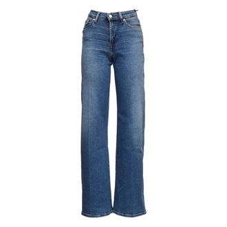 7 For All Mankind Straight Jeans, female, Blue, Size: W26 Straight Jeans