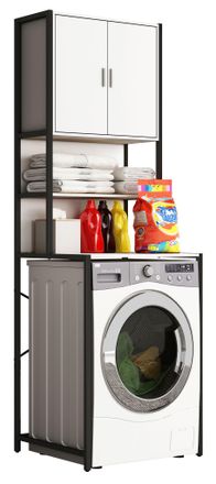 ebuy24 Armario De Superestructura De Lavadora Edino 189x64x48 - Vcm