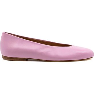 Andrea Gomez Dalia Leather Ballerina Flat in Pink at Nordstrom, Size 36.5