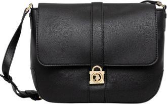 U.S.Polo Association Winterberry Flap Shoulder Bag Black