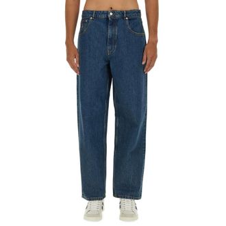 Bally Heren, Jeans, Blauw, Maat: W34 Katoen