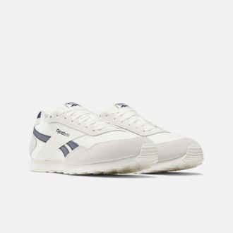 Reebok Classic Sneaker REEBOK CLASSIC REEBOK GLIDE LOW, Damen, Gr. 36,5, chalk, barely grau, vector navy, Leder, Synthetik, Textil, Schuhe Sneaker