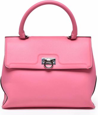 Ferragamo Top Handle Shoulder Bag Leather - Colors