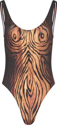 Jean Paul Gaultier Costume intero con stampa - Nero