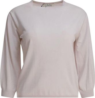 Max Mara Maglione girocollo in lana - Grigio