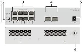 Huawei S210-8p2j (810/100/1000base-t Ports (128w Poe+), 22.5ge Sfp Ports, With 1220 V Ac Power Adapter, Fanless)