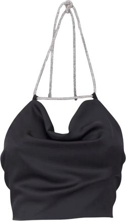 Simona Corsellini Tops, Dames, Zwart, S, Basic Tops