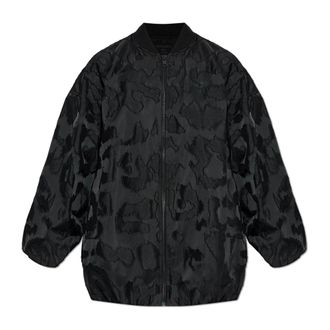 AllSaints Bomber Jackets, female, Black, Size: XS Bayse Oversized Bomber Jacket