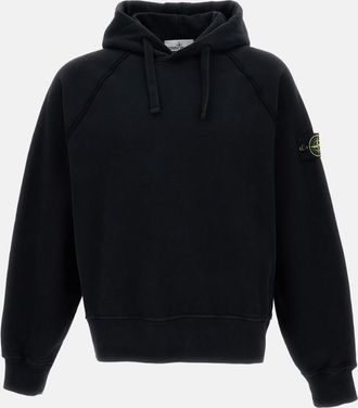 Stone Island Black Logo Hoodie