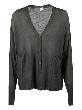 C.T. Plage V-neck cardigan - women - Cashmere - 36 - Grey