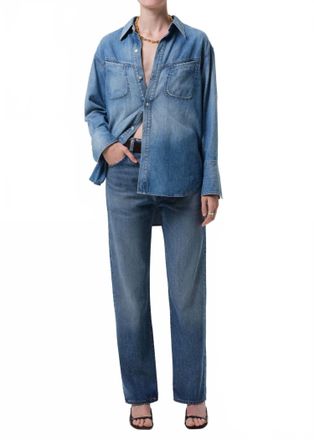 Citizens Of Humanity Baretta Relaxed Straight Jean In Jete