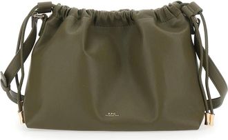 A.P.C. A.p.c., Dames, Tassen, Groen, Maat: ONE Size Leer