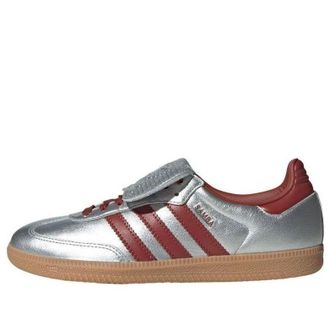 adidas (WMNS) adidas Samba LT Silver Metallic Red Gum JH5707