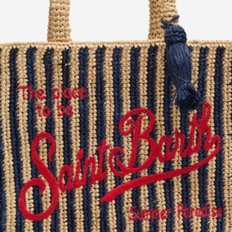 MC2 Saint Barth Womens Handbag Collette Raffia Multicolour Handbags Hand Bags