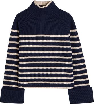 Rag & Bone Rag & Bone Ilaria Striped Wool Jumper - Navy - S (UK8-10 / S)