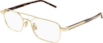 Saint Laurent Optisch Montuur - Heren - Brillen - Geel - 52 MM - Accessoires