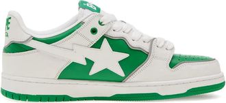 A Bathing Ape Sneakers con decorazione a stella - Verde