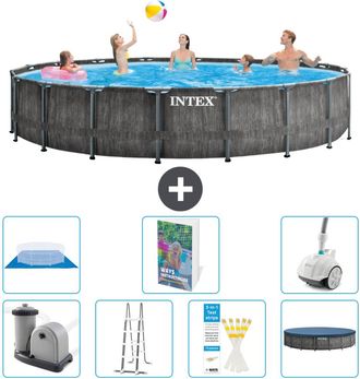 Intex Piscina Prism Frame Redonda - 549x122 Cm - 8-piezas S616