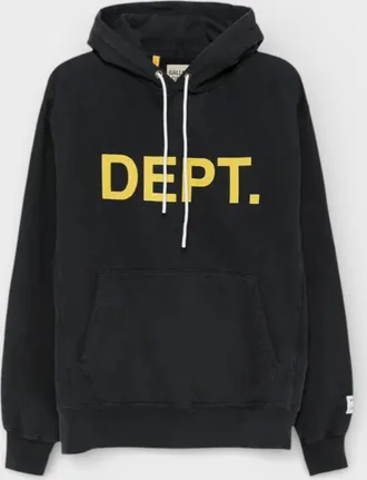 Gallery Dept. Mens. P/O Hoodie, Black, XL Cotton - Size X-Large