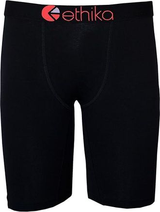 Ethika The Staple - Seal Boxer Brief Mens Underwear Black/Red : 4XL, Cotton/Spandex