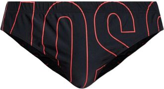 Moschino Costume da bagno con stampa - Nero