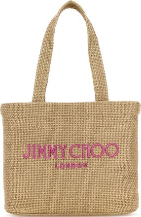 Jimmy Choo London Borsa a spalla con ricamo - Toni neutri