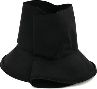 Comme Des Gar&ccedil;ons Hats, female, Black, Size: ONE SIZE Hizume Wool Hat