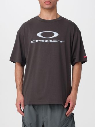 Oakley T-shirt relaxed fit in cotone con logo stampato e spalle cadute