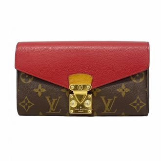 Louis Vuitton Brown Cerise Long Wallet (Bi-Fold) (Pre-Owned)
