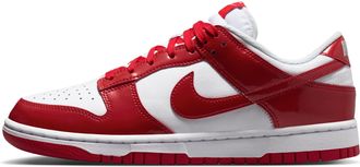 Nike Womens Dunk Low SE Gloss Shoes in White | IV5104-101