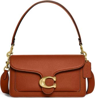 Coach Tassen, Dames, Bruin, ONE Size, Leer, Tabby 26 Schoudertas