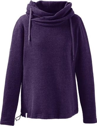 Mufflon Kusa Wollpullover f&uuml;r Damen | blau