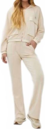 Esqualo Hoodie Two Piece Set In Ivory