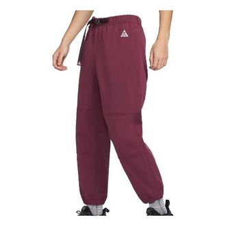 Nike x ACG Series Solid Color Logo Jogger Burgundy CV0661-681