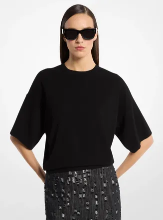 Michael Kors Shaun Stretch Viscose T-Shirt